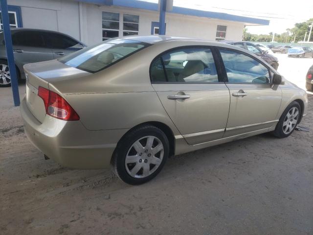 1HGFA16598L027791 - 2008 HONDA CIVIC LX TAN photo 3