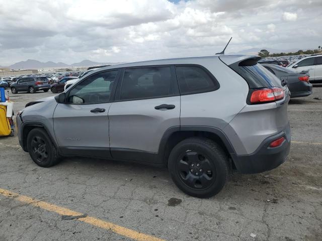 1C4PJLAB2FW525628 - 2015 JEEP CHEROKEE SPORT GRAY photo 2