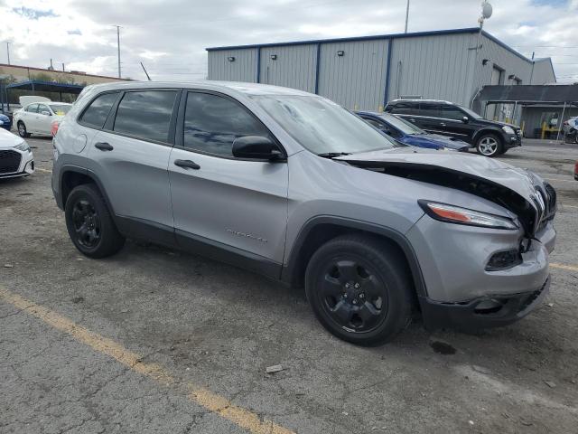 1C4PJLAB2FW525628 - 2015 JEEP CHEROKEE SPORT GRAY photo 4