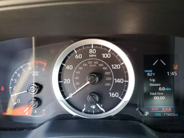 5YFEPRAE2LP078497 - 2020 TOYOTA COROLLA LE Сріблястий фото 9