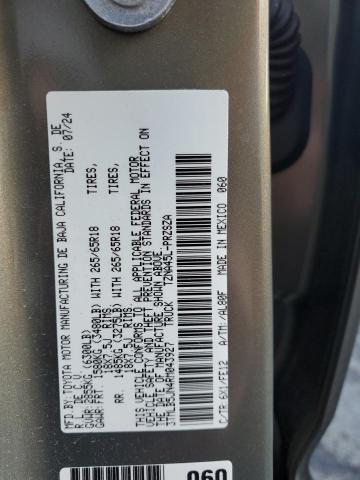 3TMLB5JN4RM043927 - 2024 TOYOTA TACOMA DOUBLE CAB 灰色 照片 13