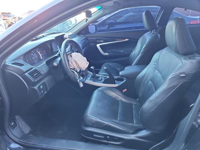 1HGCT2A88DA010376 - 2013 HONDA ACCORD EXL BLACK photo 7