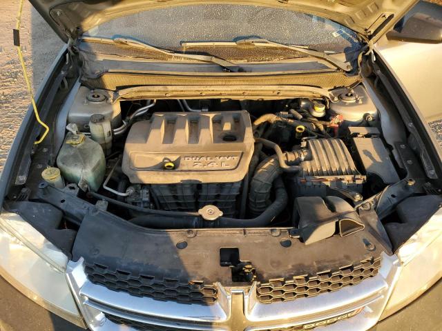 1C3CDZAB3DN607481 - 2013 DODGE AVENGER SE SILVER photo 11