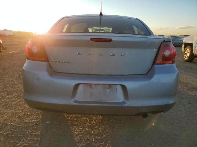 1C3CDZAB3DN607481 - 2013 DODGE AVENGER SE SILVER photo 6