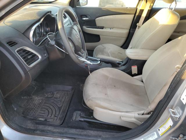 1C3CDZAB3DN607481 - 2013 DODGE AVENGER SE SILVER photo 7