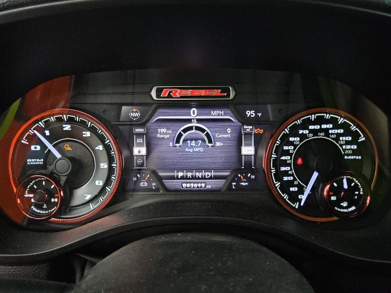 1C6SRFLT7LN137992 - 2020 RAM 1500 REBEL SILVER photo 9