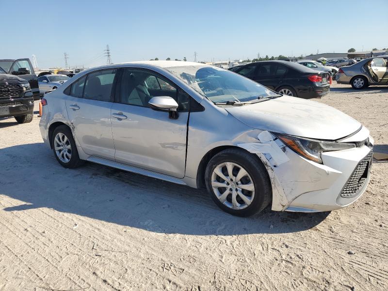 5YFEPMAE1MP189160 - 2021 TOYOTA COROLLA LE SILVER photo 4