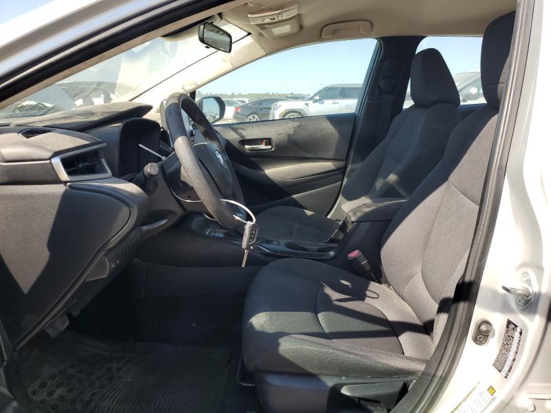 5YFEPMAE1MP189160 - 2021 TOYOTA COROLLA LE SILVER photo 7