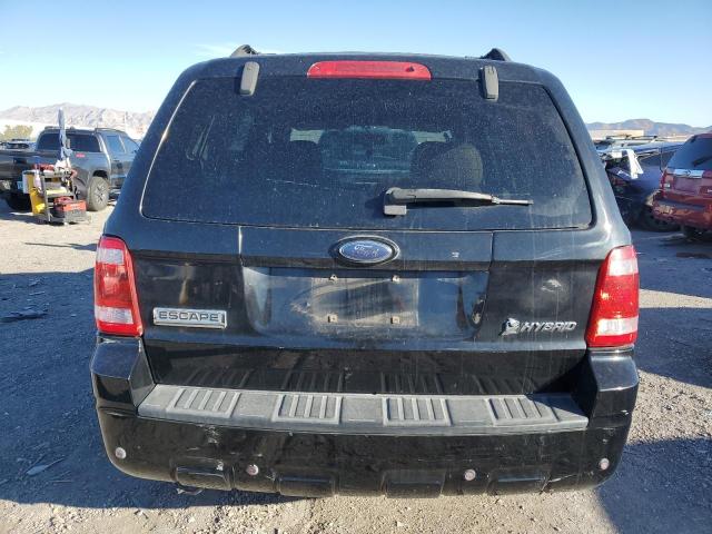 1FMCU49HX8KA43144 - 2008 FORD ESCAPE HEV BLACK photo 6