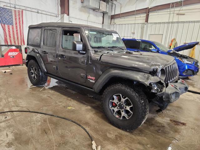 1C4HJXDG7JW178860 - 2018 JEEP WRANGLER UNLIMITED SPORT فحمي صورة 4