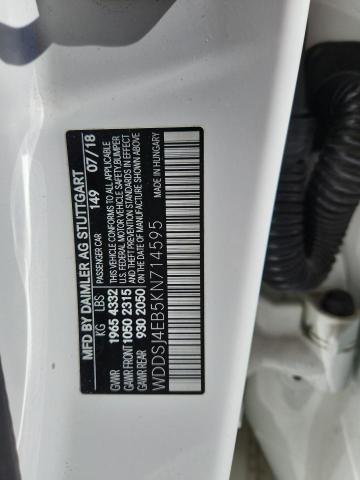 WDDSJ4EB5KN714595 - 2019 MERCEDES-BENZ CLA 250 Ağ foto 12