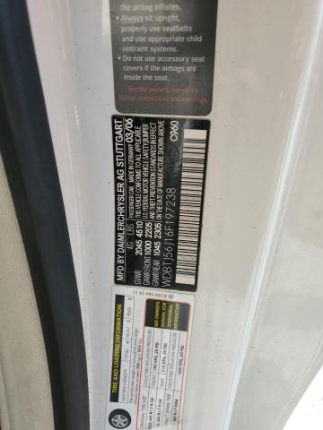 WDBTJ56J16F197238 - 2006 MERCEDES-BENZ CLK 350 白色 照片 12