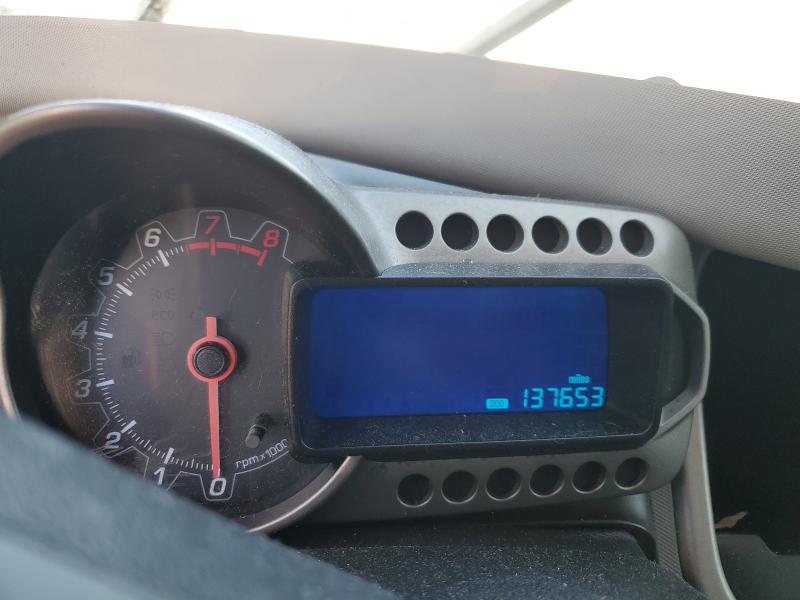 1G1JC6SB3E4192102 - 2014 CHEVROLET SONIC LT WHITE photo 9