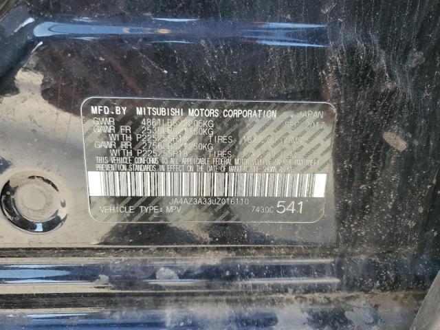 JA4AZ3A33JZ016110 - 2018 MITSUBISHI OUTLANDER SE Siyah fotoğraf 13