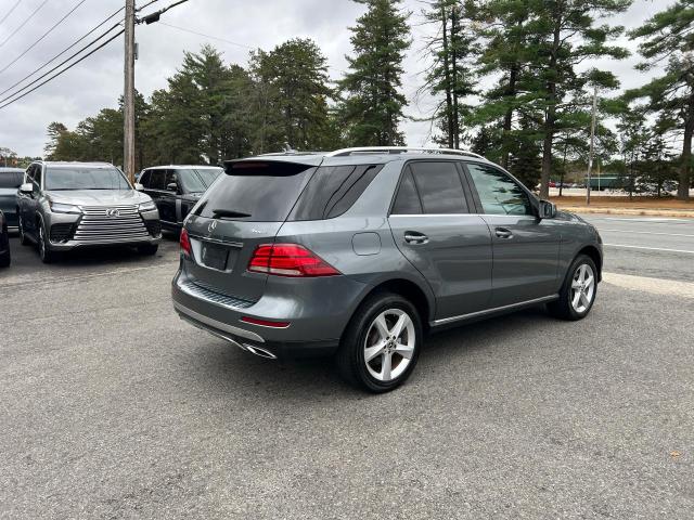 4JGDA5HB9JB121936 - 2018 MERCEDES-BENZ GLE 350 4MATIC GRAY photo 4
