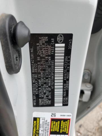 4T1G11AK9PU088885 - 2023 TOYOTA CAMRY SE NIGHT SHADE WHITE photo 12