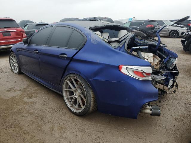 WBSJF0C5XJB283404 - 2018 BMW 5 SERIES Синий фото 2