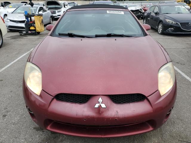 4A3AL25F97E008824 - 2007 MITSUBISHI ECLIPSE SPYDER GS 勃艮第红 照片 5