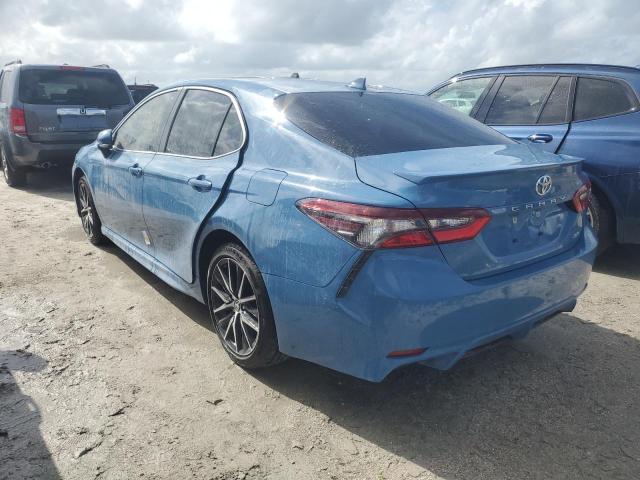 4T1T11AK9PU185342 - 2023 TOYOTA CAMRY SE NIGHT SHADE BLUE photo 2