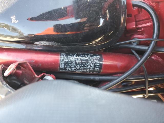 JKAEXEA116A001600 - 2006 KAWASAKI EX650 A6F BLACK photo 9