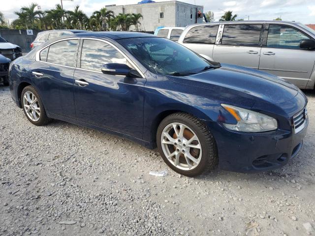 1N4AA5AP9EC464863 - 2014 NISSAN MAXIMA S BLUE photo 4