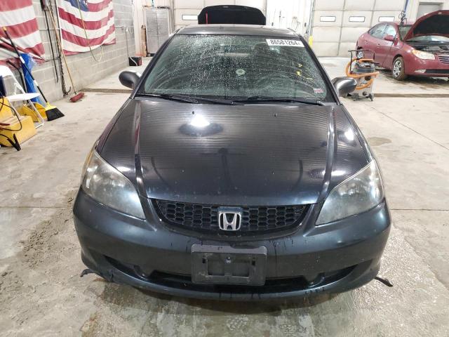1HGEM21344L083646 - 2004 HONDA CIVIC DX VP BLACK photo 5