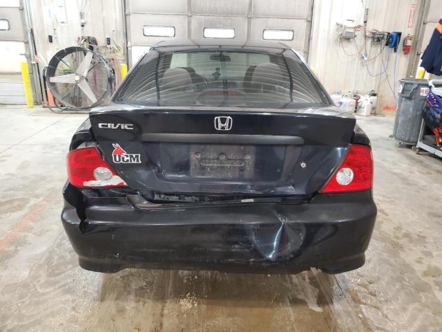1HGEM21344L083646 - 2004 HONDA CIVIC DX VP BLACK photo 6