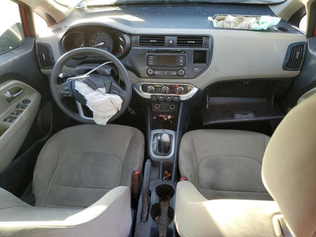 KNADM4A38E6343761 - 2014 KIA RIO LX RED photo 8
