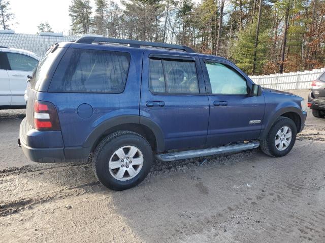 1FMEU73E87UB26129 - 2007 FORD EXPLORER XLT BLUE photo 3