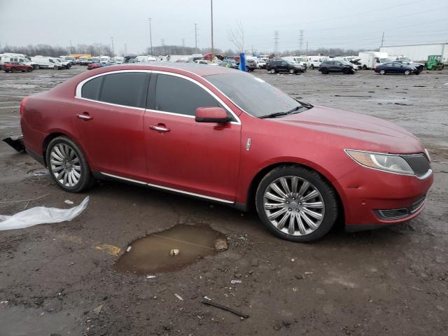 1LNHL9EK0DG617092 - 2013 LINCOLN MKS RED photo 4