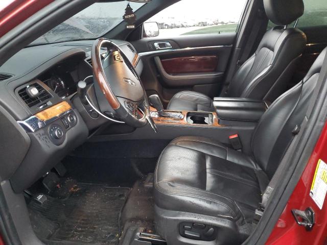 1LNHL9EK0DG617092 - 2013 LINCOLN MKS RED photo 7