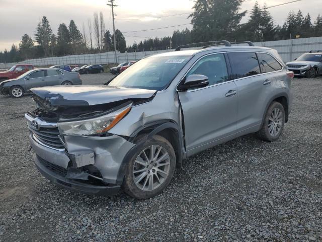 5TDJKRFH9FS162943 - 2015 TOYOTA HIGHLANDER XLE SILVER photo 1