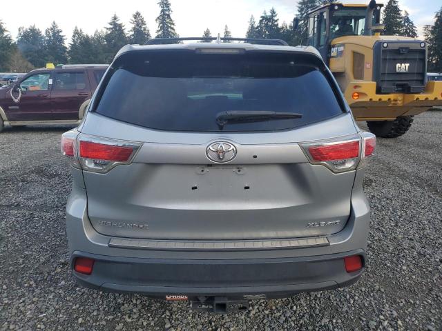 5TDJKRFH9FS162943 - 2015 TOYOTA HIGHLANDER XLE SILVER photo 6