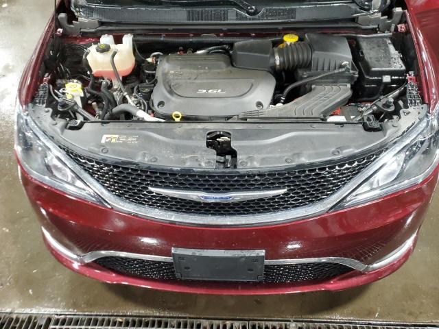 2C4RC1EG3HR516221 - 2017 CHRYSLER PACIFICA TOURING L PLUS BURGUNDY photo 12