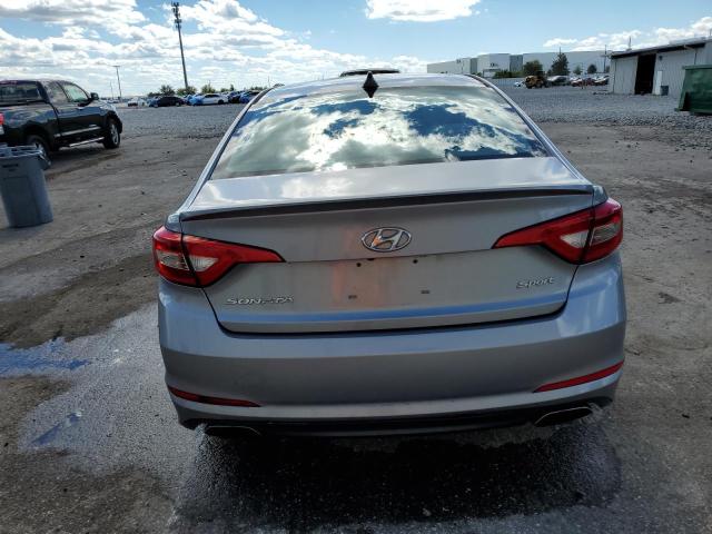 5NPE34AF2HH463540 - 2017 HYUNDAI SONATA SPORT SILVER photo 6