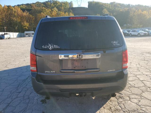 5FNYF4H6XFB001281 - 2015 HONDA PILOT EXL GRAY photo 6