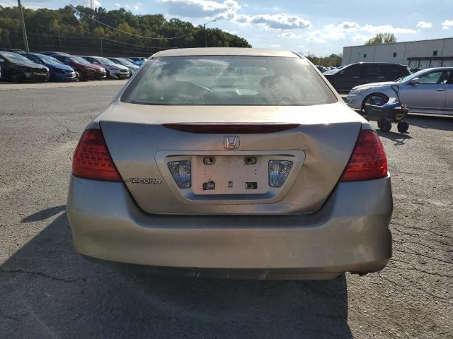1HGCM56476A001451 - 2006 HONDA ACCORD LX BEIGE photo 6