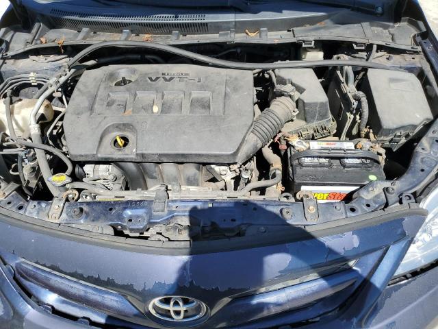 JTDBU4EE3B9160378 - 2011 TOYOTA COROLLA BASE Կապույտ լուսանկար 11