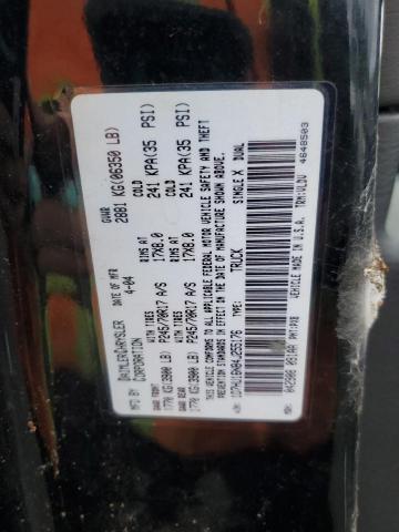 1D7HU16N84J255176 - 2004 DODGE RAM 1500 ST BLACK photo 12