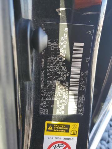 5TDZA3EH7DS036047 - 2013 TOYOTA HIGHLANDER BASE შავი ფოტო 12