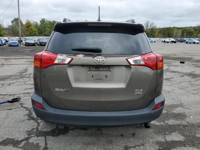 2T3RFREV2EW224016 - 2014 TOYOTA RAV4 XLE GRAY photo 6