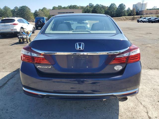 1HGCR2F36HA231458 - 2017 HONDA ACCORD LX BLUE photo 6