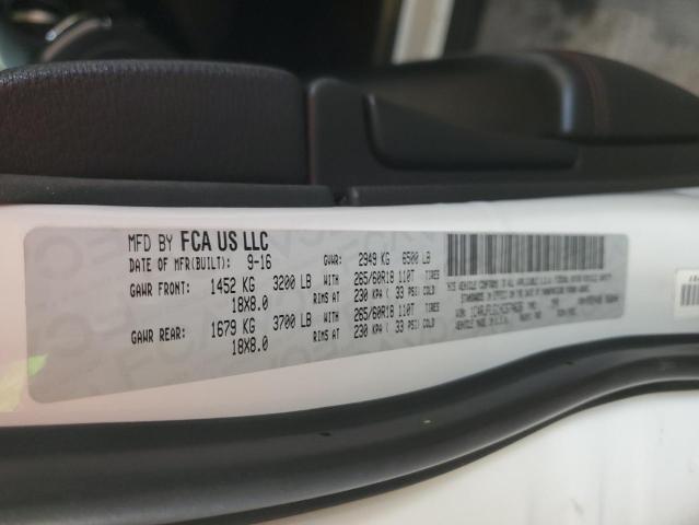 1C4RJFLG1HC674636 - 2017 JEEP GRAND CHER TRAILHAWK Ağ foto 12