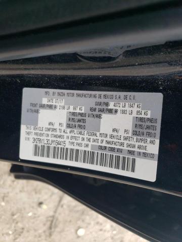 3MZBN1L30JM164415 - 2018 MAZDA 3 TOURING Чорний фото 12