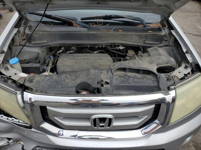 5FNYF4H50BB010265 - 2011 HONDA PILOT EXL SILVER photo 11