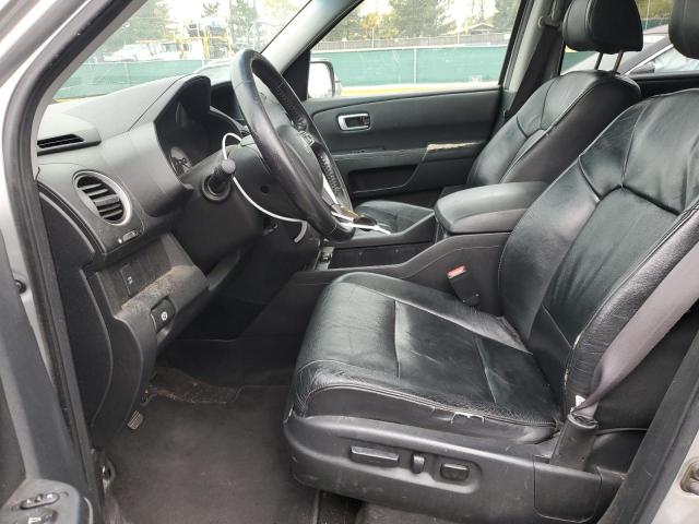 5FNYF4H50BB010265 - 2011 HONDA PILOT EXL SILVER photo 7