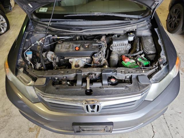 2HGFB2F57CH611258 - 2012 HONDA CIVIC LX GRAY photo 11