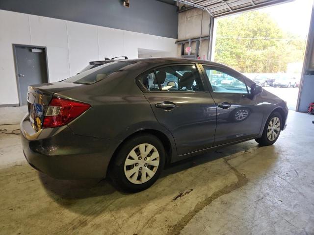 2HGFB2F57CH611258 - 2012 HONDA CIVIC LX GRAY photo 3