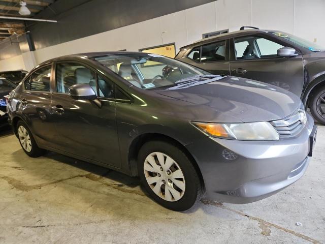 2HGFB2F57CH611258 - 2012 HONDA CIVIC LX GRAY photo 4