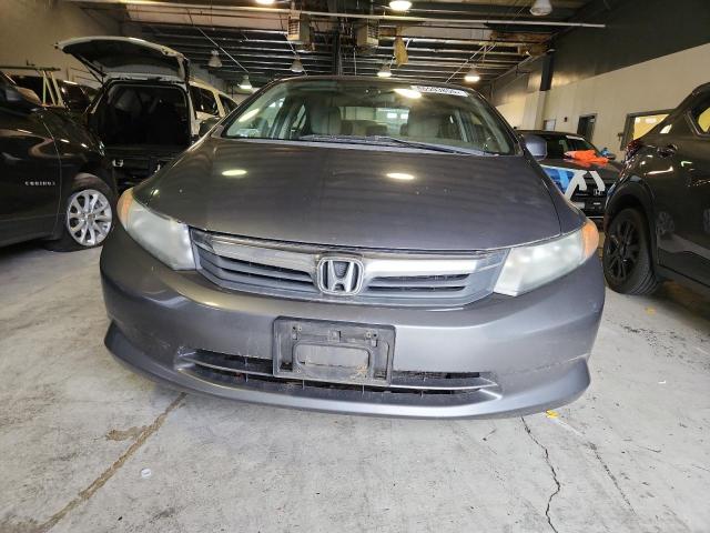 2HGFB2F57CH611258 - 2012 HONDA CIVIC LX GRAY photo 5